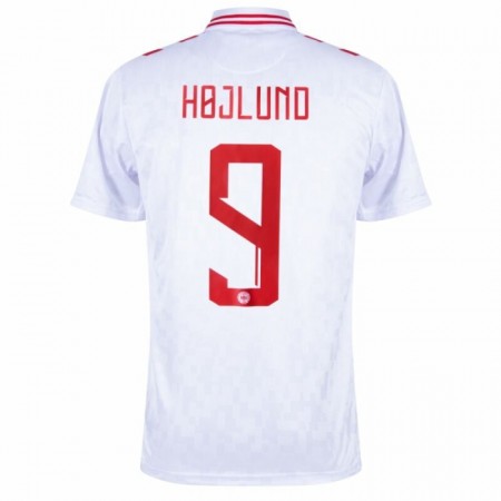 Camiseta Dinamarca Hojlund 9 Primera Euro 2024